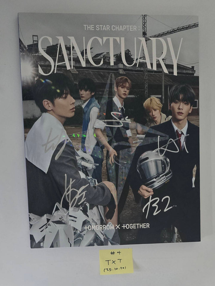 TXT "SANCTUARY" & "Star Chapter: Together", ARTMS "Club Icarus" - Hand Autographed(Signed) Promo Album [25.10.20]