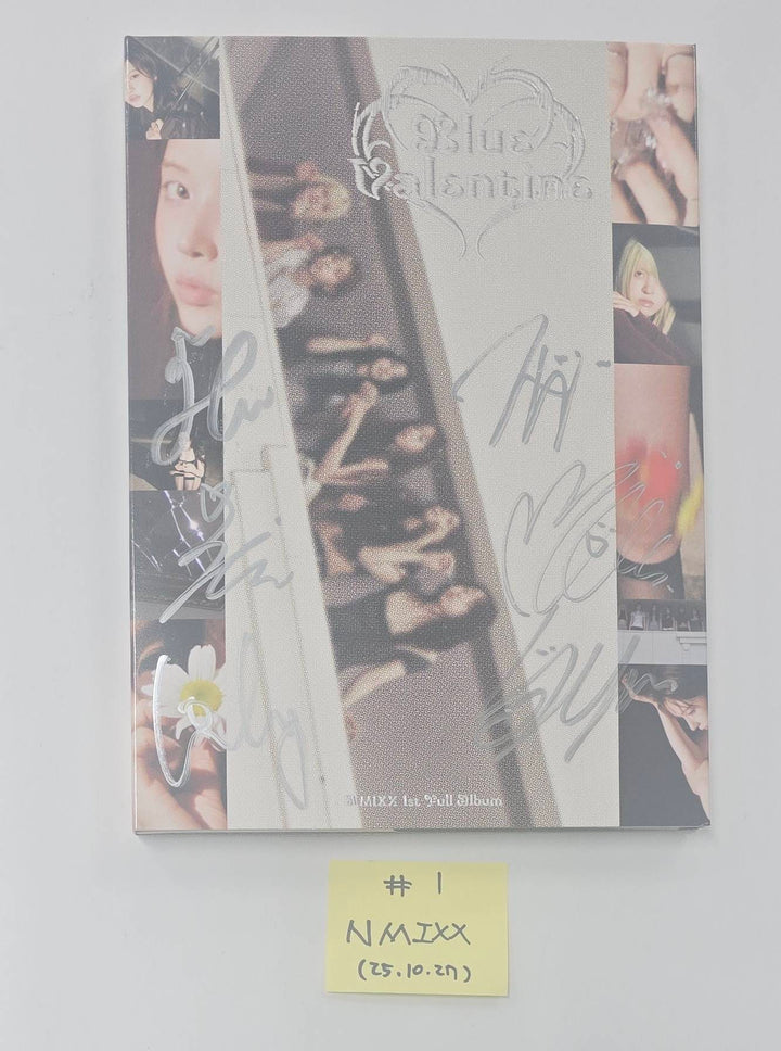 NMIXX "Blue Valentine", Hearts2Hearts "FOCUS" - Hand Autographed(Signed) Promo Album [25.10.27]