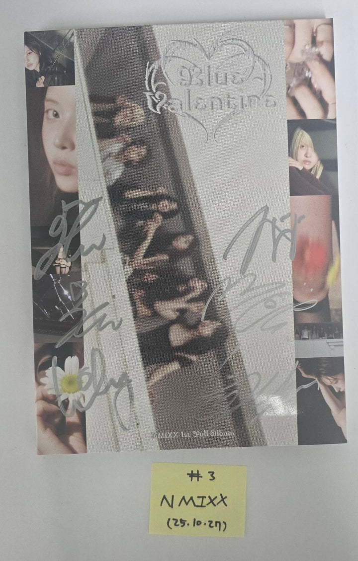 NMIXX "Blue Valentine", Hearts2Hearts "FOCUS" - Hand Autographed(Signed) Promo Album [25.10.27]