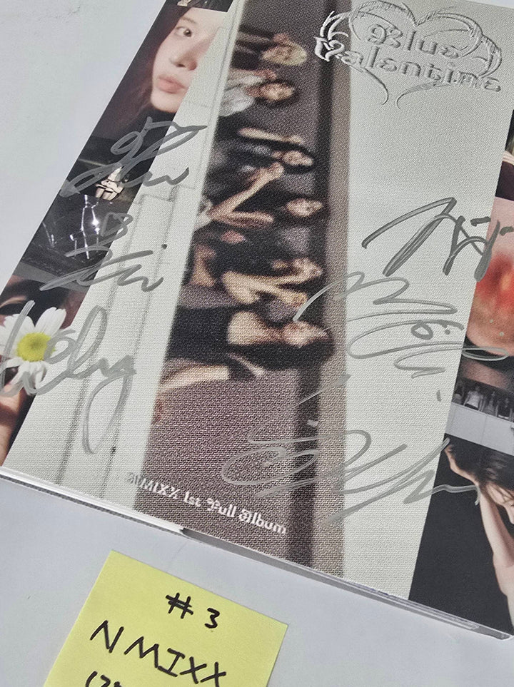 NMIXX "Blue Valentine", Hearts2Hearts "FOCUS" - Hand Autographed(Signed) Promo Album [25.10.27]