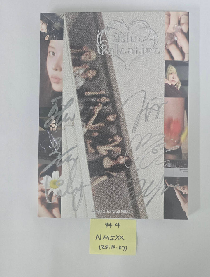 NMIXX "Blue Valentine", Hearts2Hearts "FOCUS" - Hand Autographed(Signed) Promo Album [25.10.27]