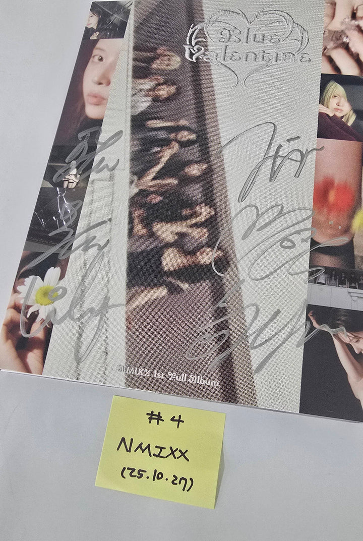 NMIXX "Blue Valentine", Hearts2Hearts "FOCUS" - Hand Autographed(Signed) Promo Album [25.10.27]