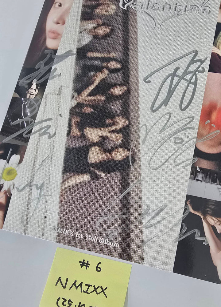 NMIXX "Blue Valentine", Hearts2Hearts "FOCUS" - Hand Autographed(Signed) Promo Album [25.10.27]