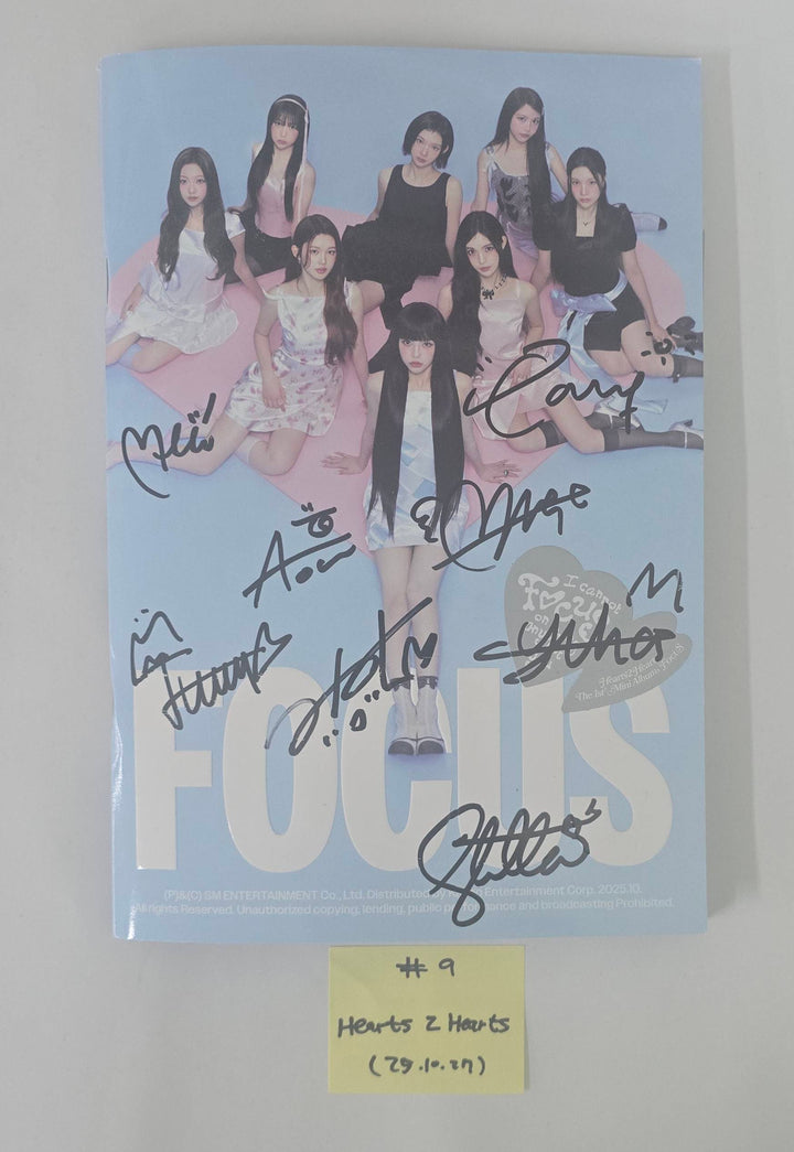 NMIXX "Blue Valentine", Hearts2Hearts "FOCUS" - Hand Autographed(Signed) Promo Album [25.10.27]