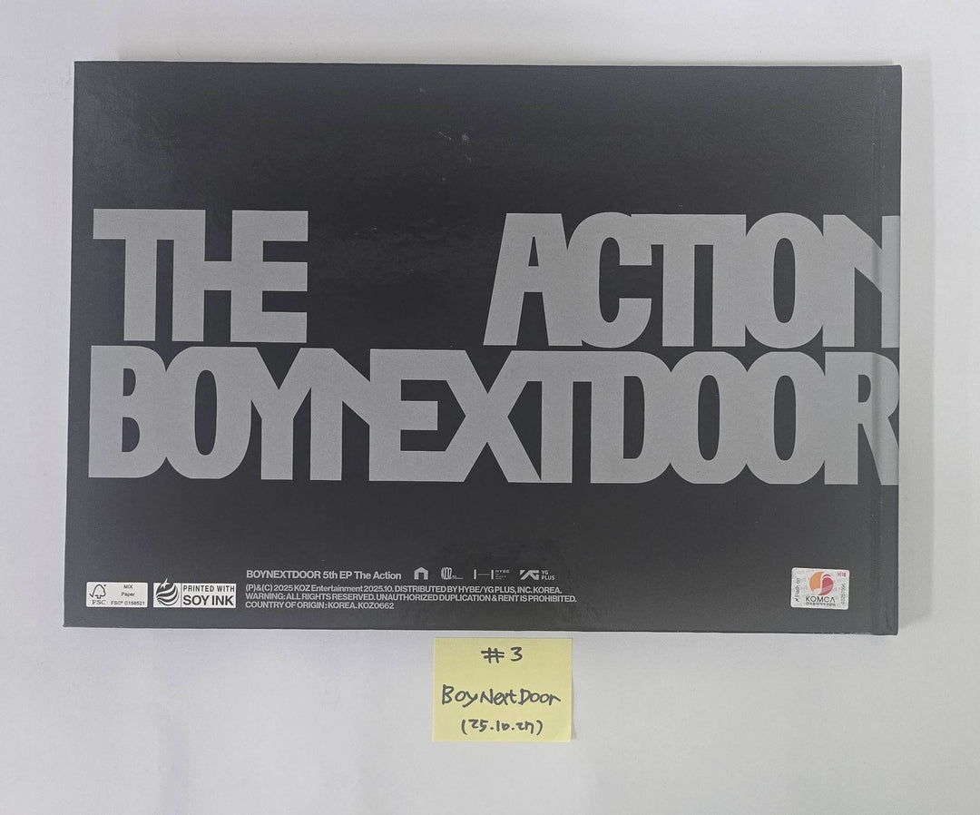 BOYNEXTDOOR "The Action", DKB "Emotion" - Hand Autographed(Signed) Promo Album [25.10.27]