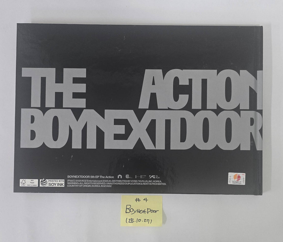 BOYNEXTDOOR "The Action", DKB "Emotion" - Hand Autographed(Signed) Promo Album [25.10.27]