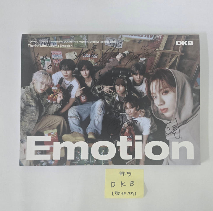 BOYNEXTDOOR "The Action", DKB "Emotion" - Hand Autographed(Signed) Promo Album [25.10.27]