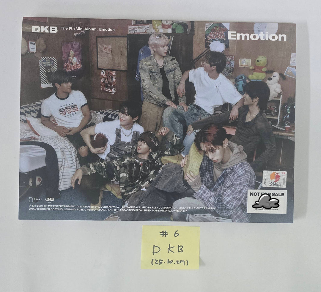BOYNEXTDOOR "The Action", DKB "Emotion" - Hand Autographed(Signed) Promo Album [25.10.27]