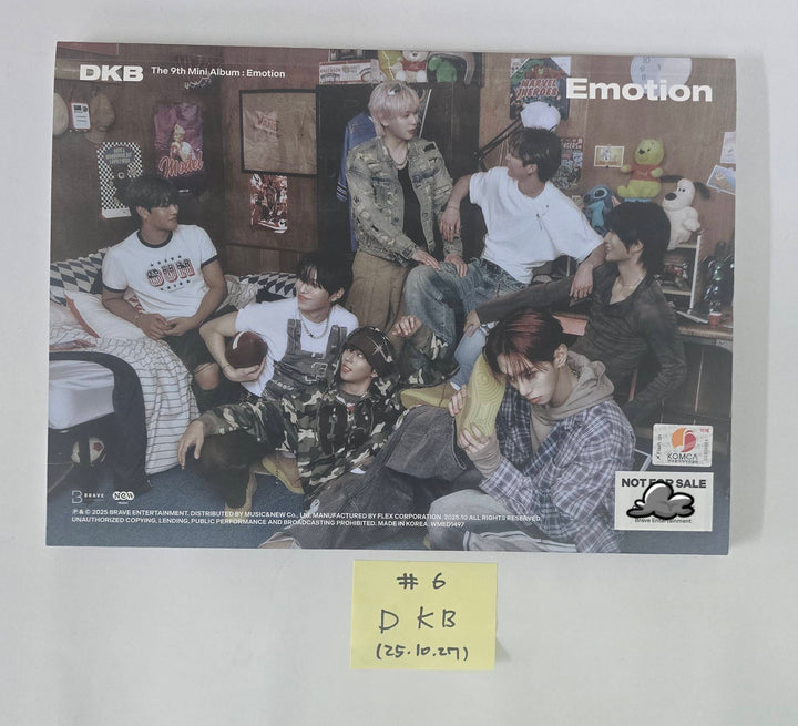 BOYNEXTDOOR "The Action", DKB "Emotion" - Hand Autographed(Signed) Promo Album [25.10.27]