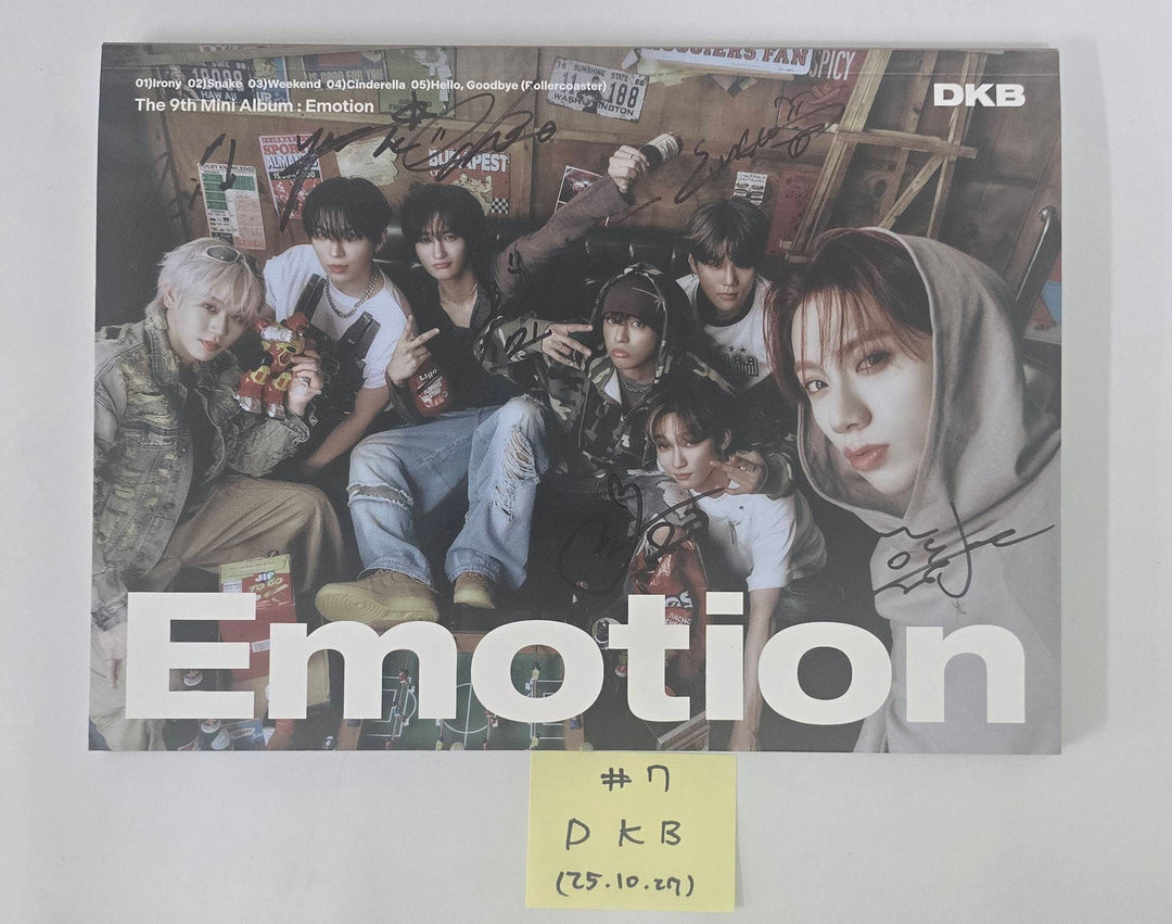 BOYNEXTDOOR "The Action", DKB "Emotion" - Hand Autographed(Signed) Promo Album [25.10.27]