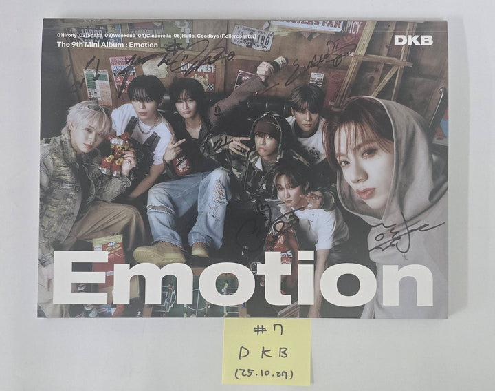 BOYNEXTDOOR "The Action", DKB "Emotion" - Hand Autographed(Signed) Promo Album [25.10.27]