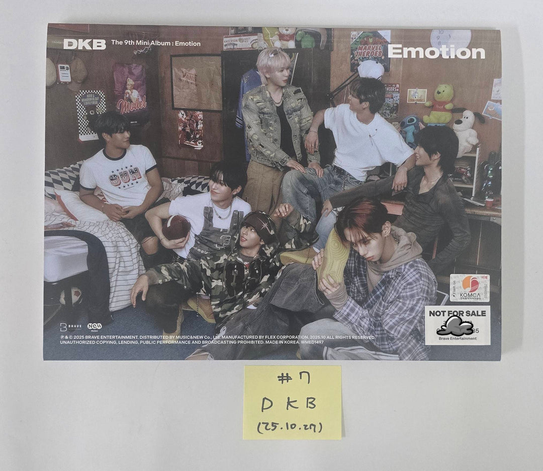 BOYNEXTDOOR "The Action", DKB "Emotion" - Hand Autographed(Signed) Promo Album [25.10.27]