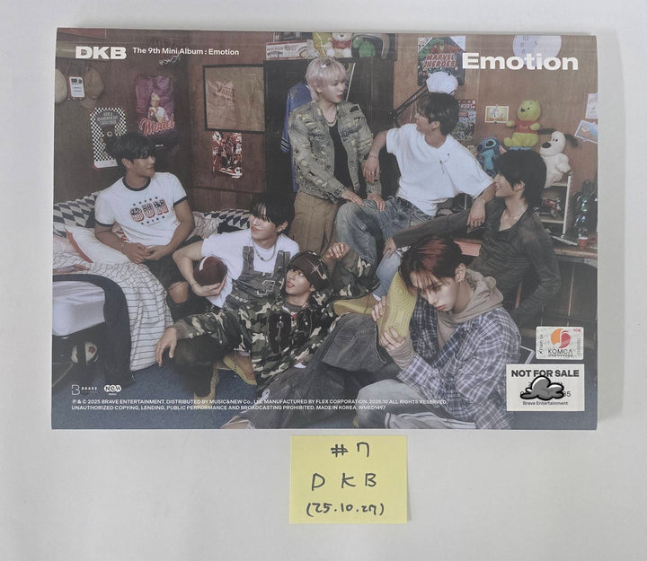 BOYNEXTDOOR "The Action", DKB "Emotion" - Hand Autographed(Signed) Promo Album [25.10.27]