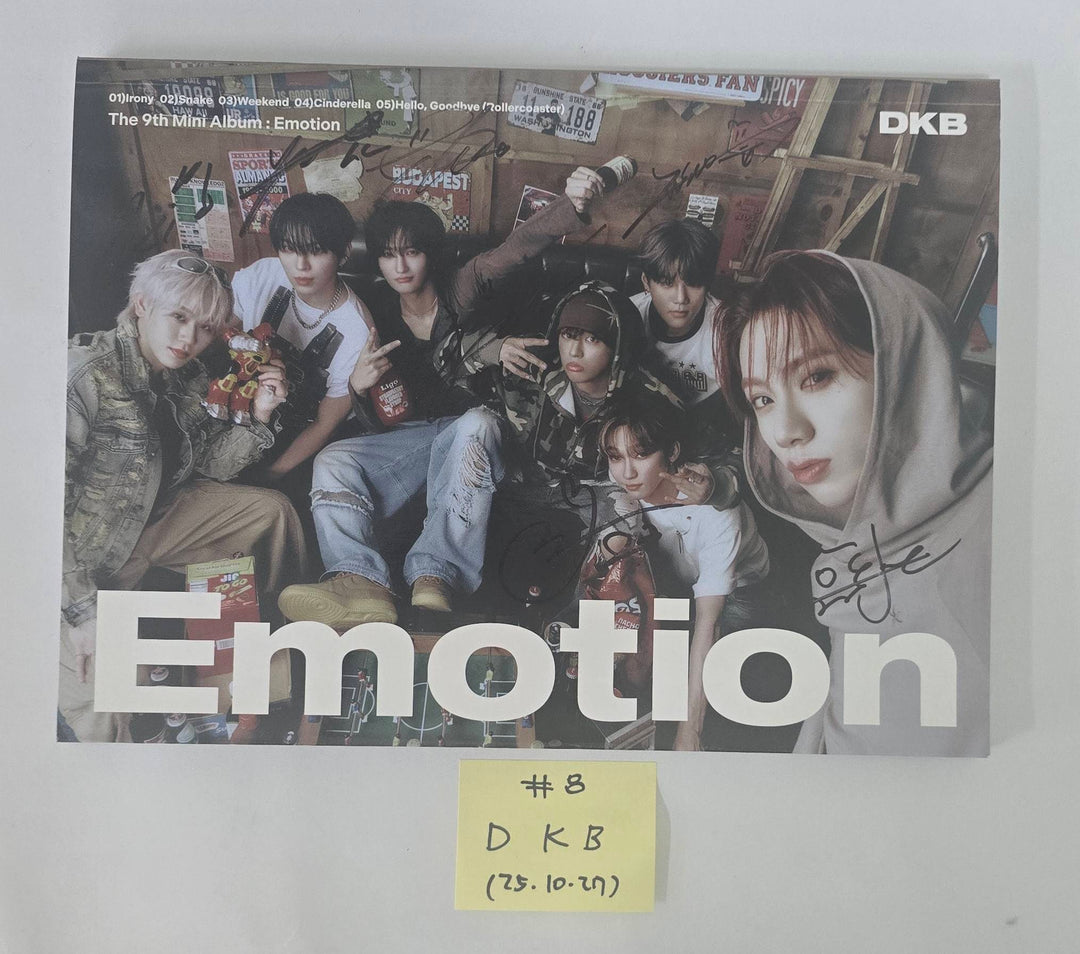 BOYNEXTDOOR "The Action", DKB "Emotion" - Hand Autographed(Signed) Promo Album [25.10.27]