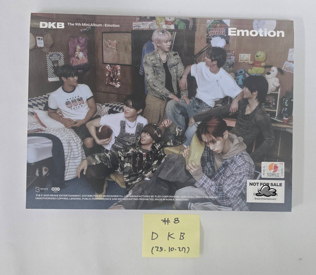 BOYNEXTDOOR "The Action", DKB "Emotion" - Hand Autographed(Signed) Promo Album [25.10.27]