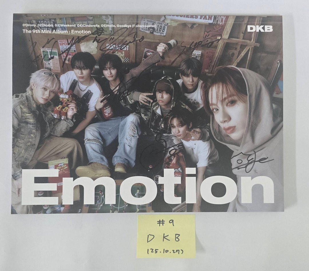 BOYNEXTDOOR "The Action", DKB "Emotion" - Hand Autographed(Signed) Promo Album [25.10.27]