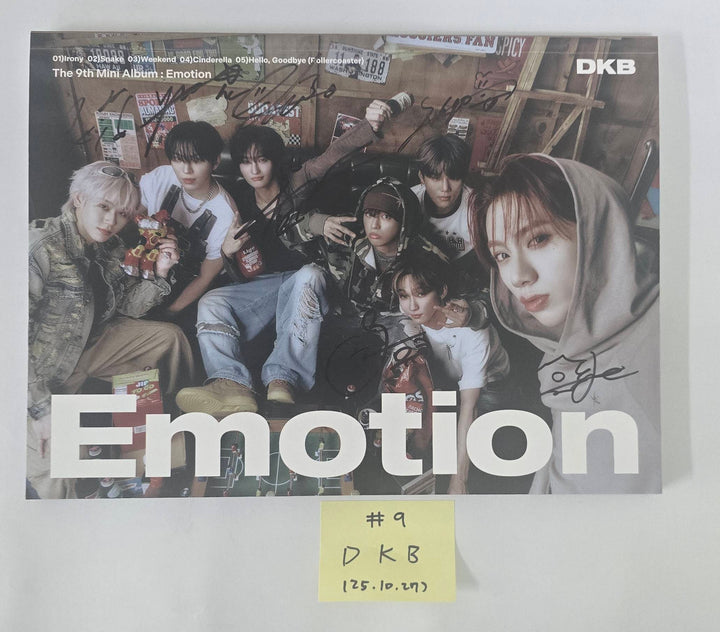 BOYNEXTDOOR "The Action", DKB "Emotion" - Hand Autographed(Signed) Promo Album [25.10.27]