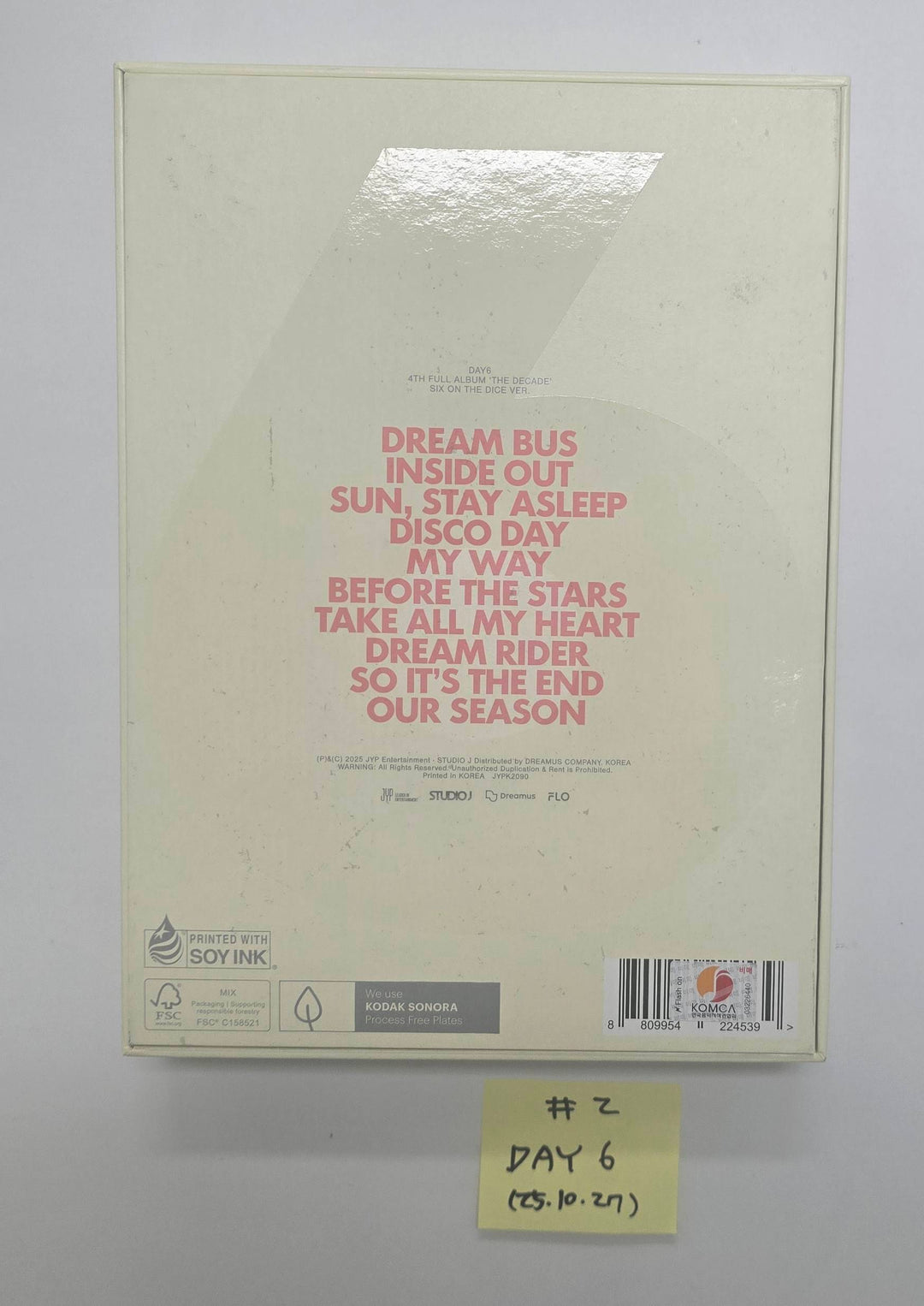 Stray Kids "合 (HOP)", DAY6 "The DECADE", TXT "Star Chapter: Together" - Hand Autographed(Signed) Promo Album [25.10.27]