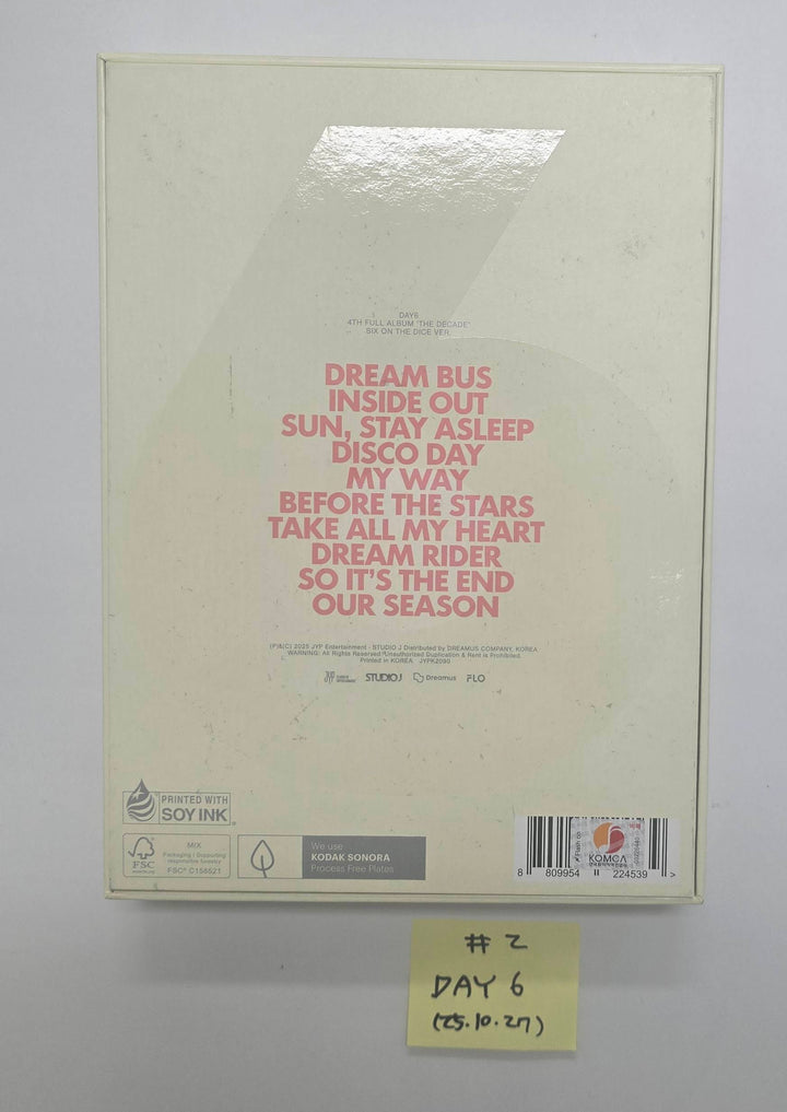Stray Kids "合 (HOP)", DAY6 "The DECADE", TXT "Star Chapter: Together" - Hand Autographed(Signed) Promo Album [25.10.27]