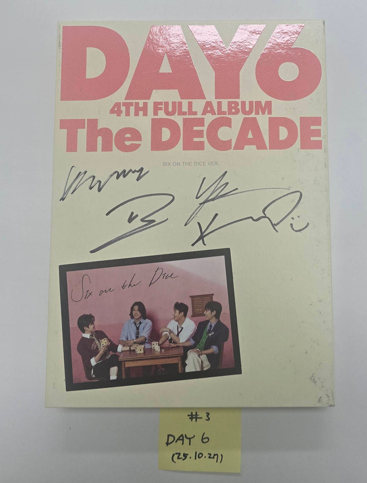Stray Kids "合 (HOP)", DAY6 "The DECADE", TXT "Star Chapter: Together" - Hand Autographed(Signed) Promo Album [25.10.27]