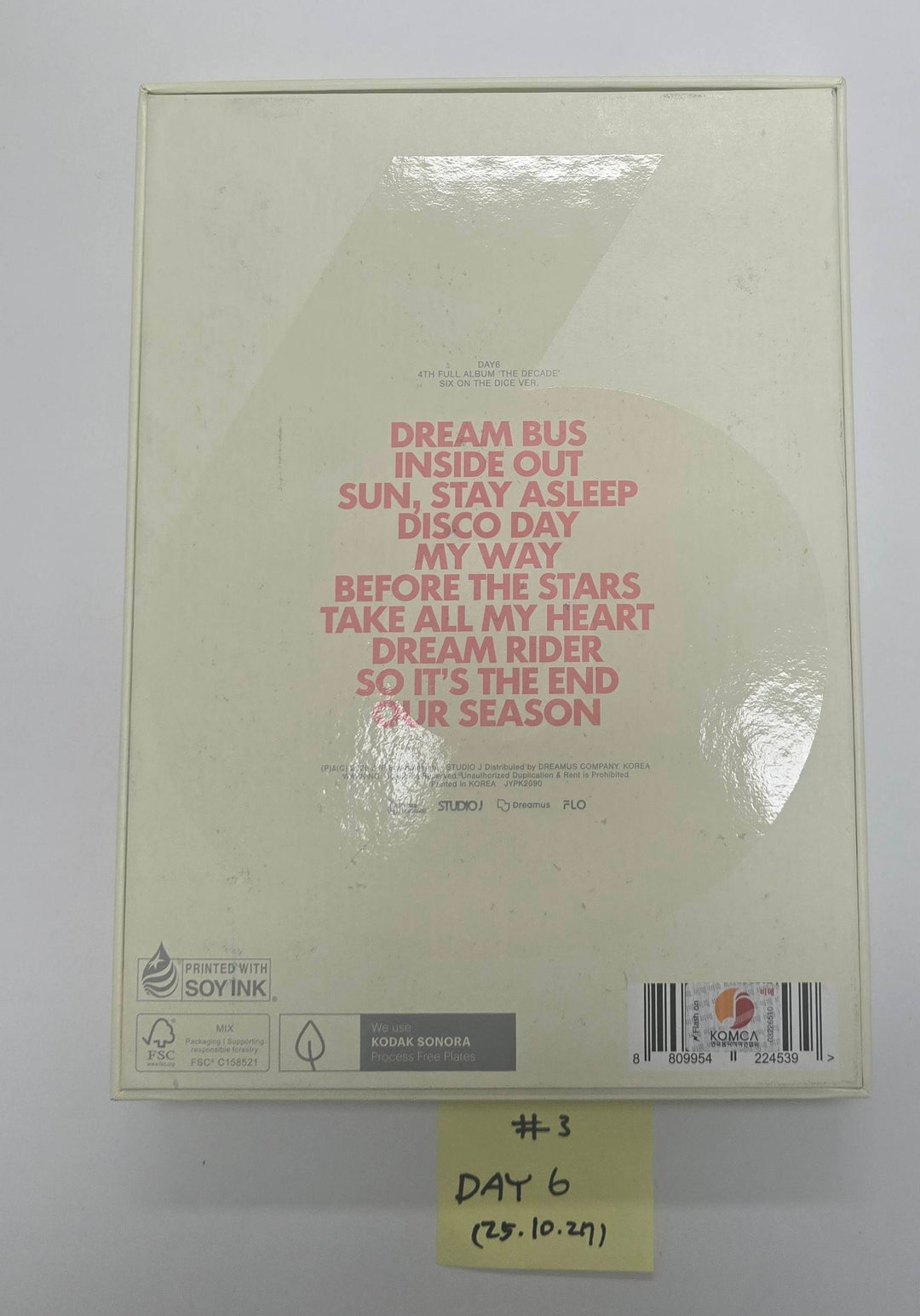 Stray Kids "合 (HOP)", DAY6 "The DECADE", TXT "Star Chapter: Together" - Hand Autographed(Signed) Promo Album [25.10.27]