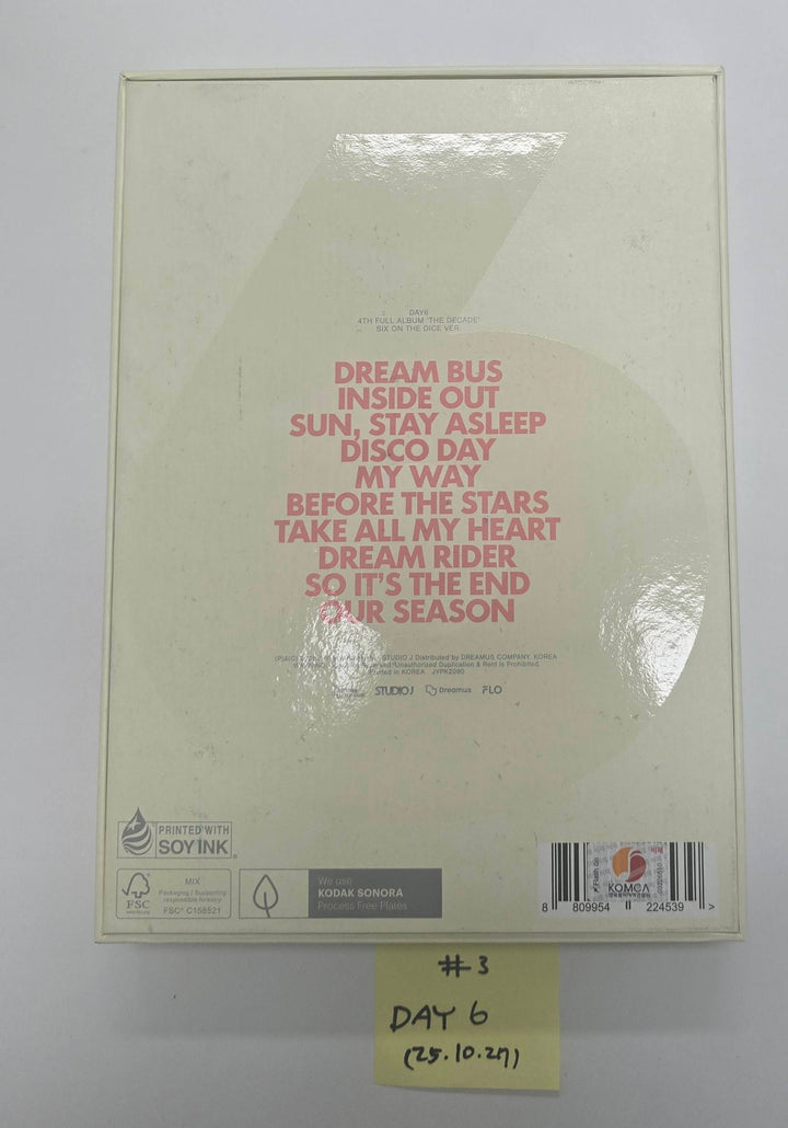 Stray Kids "合 (HOP)", DAY6 "The DECADE", TXT "Star Chapter: Together" - Hand Autographed(Signed) Promo Album [25.10.27]