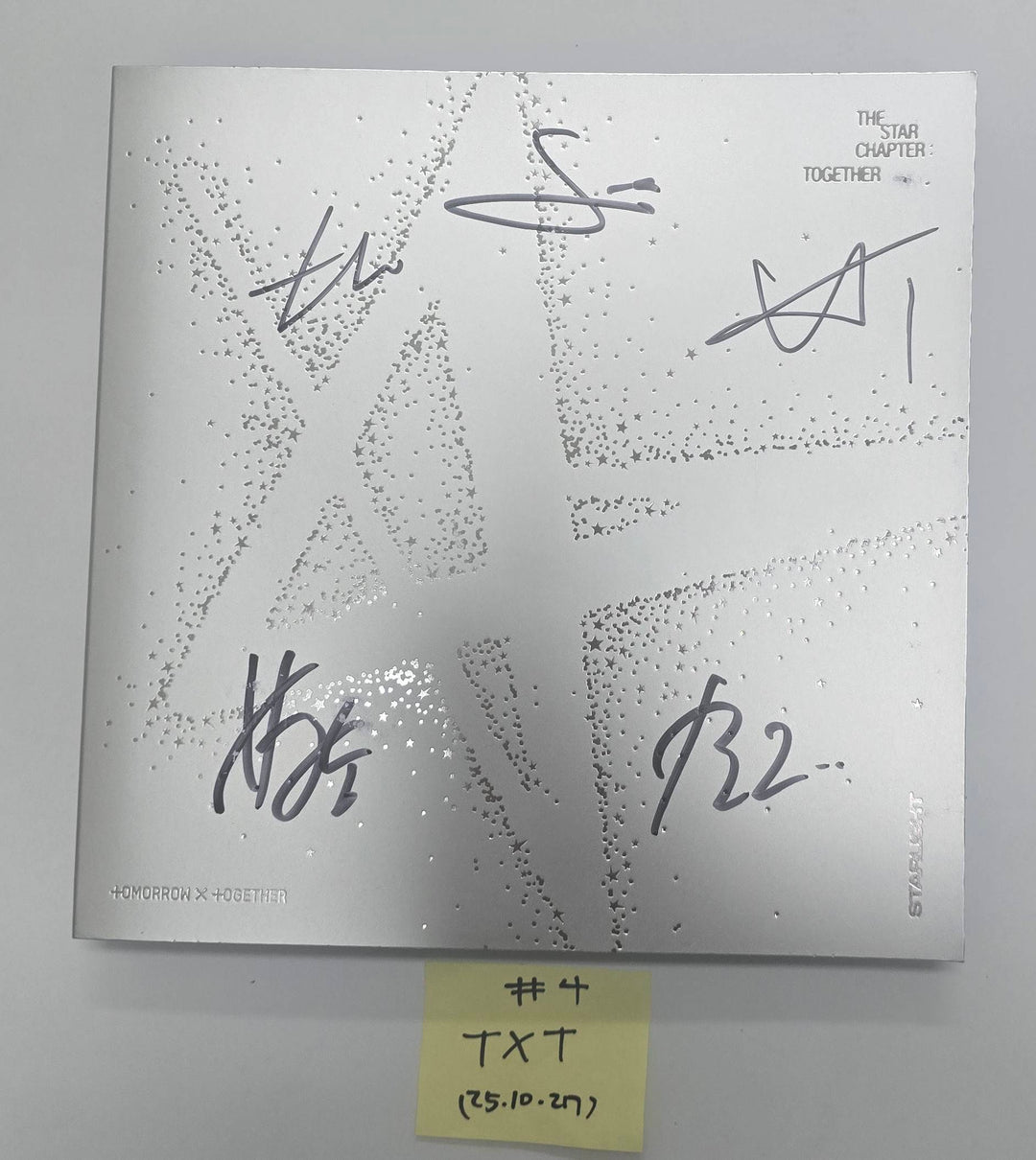 Stray Kids "合 (HOP)", DAY6 "The DECADE", TXT "Star Chapter: Together" - Hand Autographed(Signed) Promo Album [25.10.27]