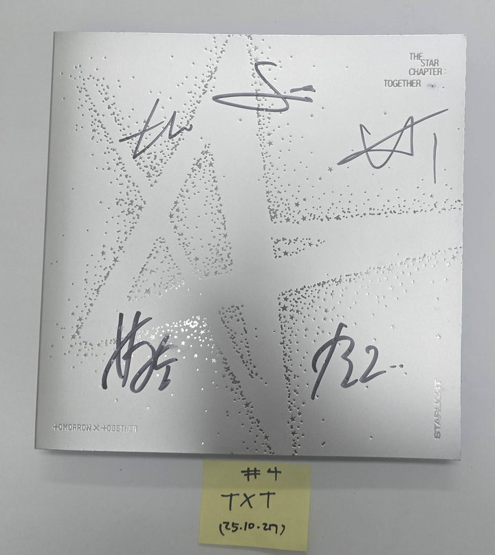 Stray Kids "合 (HOP)", DAY6 "The DECADE", TXT "Star Chapter: Together" - Hand Autographed(Signed) Promo Album [25.10.27]