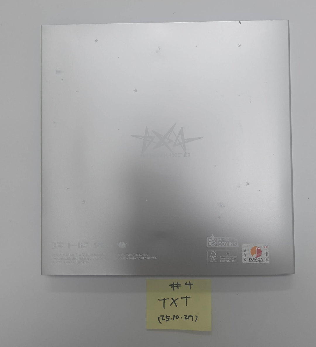 Stray Kids "合 (HOP)", DAY6 "The DECADE", TXT "Star Chapter: Together" - Hand Autographed(Signed) Promo Album [25.10.27]