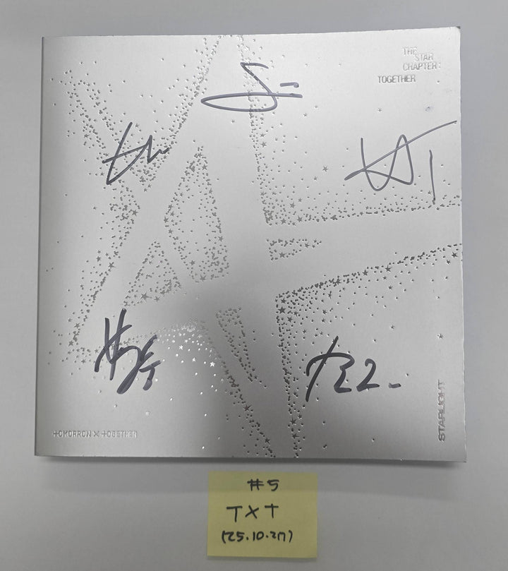 Stray Kids "合 (HOP)", DAY6 "The DECADE", TXT "Star Chapter: Together" - Hand Autographed(Signed) Promo Album [25.10.27]