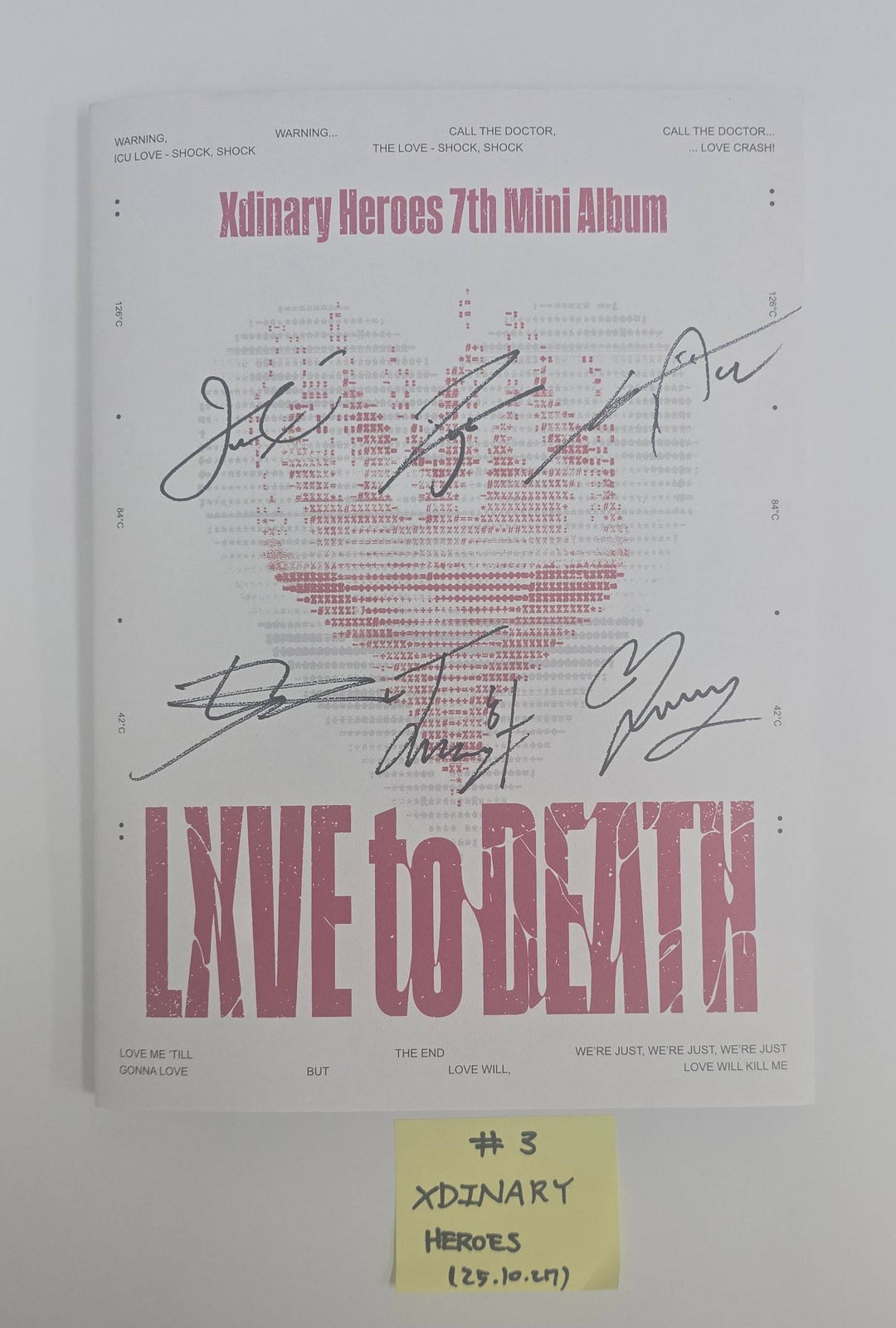 Xdinary Heroes "LXVE to DEATH" - Hand Autographed(Signed) Promo Album [25.10.27]