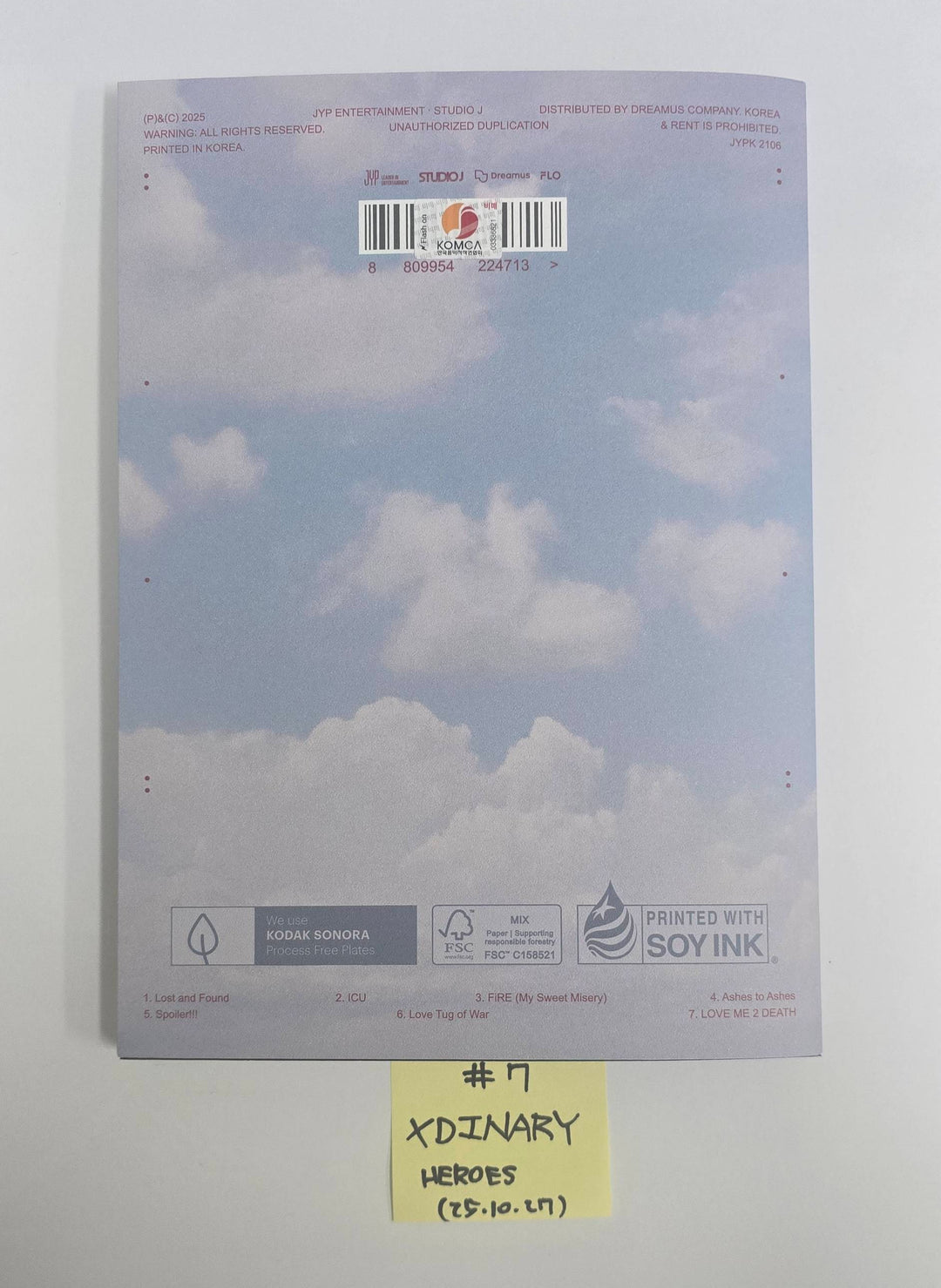 Xdinary Heroes "LXVE to DEATH" - Hand Autographed(Signed) Promo Album [25.10.27]