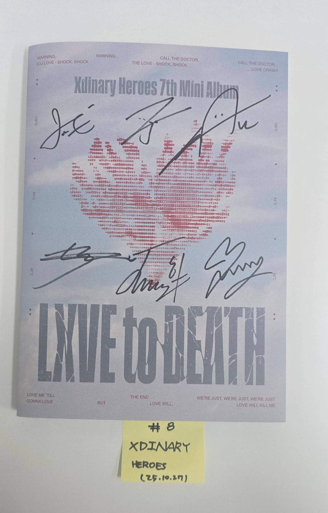 Xdinary Heroes "LXVE to DEATH" - Hand Autographed(Signed) Promo Album [25.10.27]
