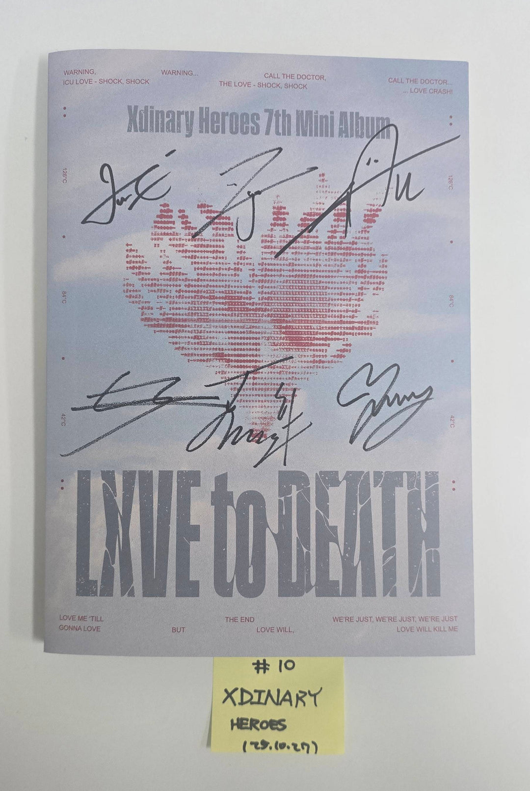 Xdinary Heroes "LXVE to DEATH" - Hand Autographed(Signed) Promo Album [25.10.27]