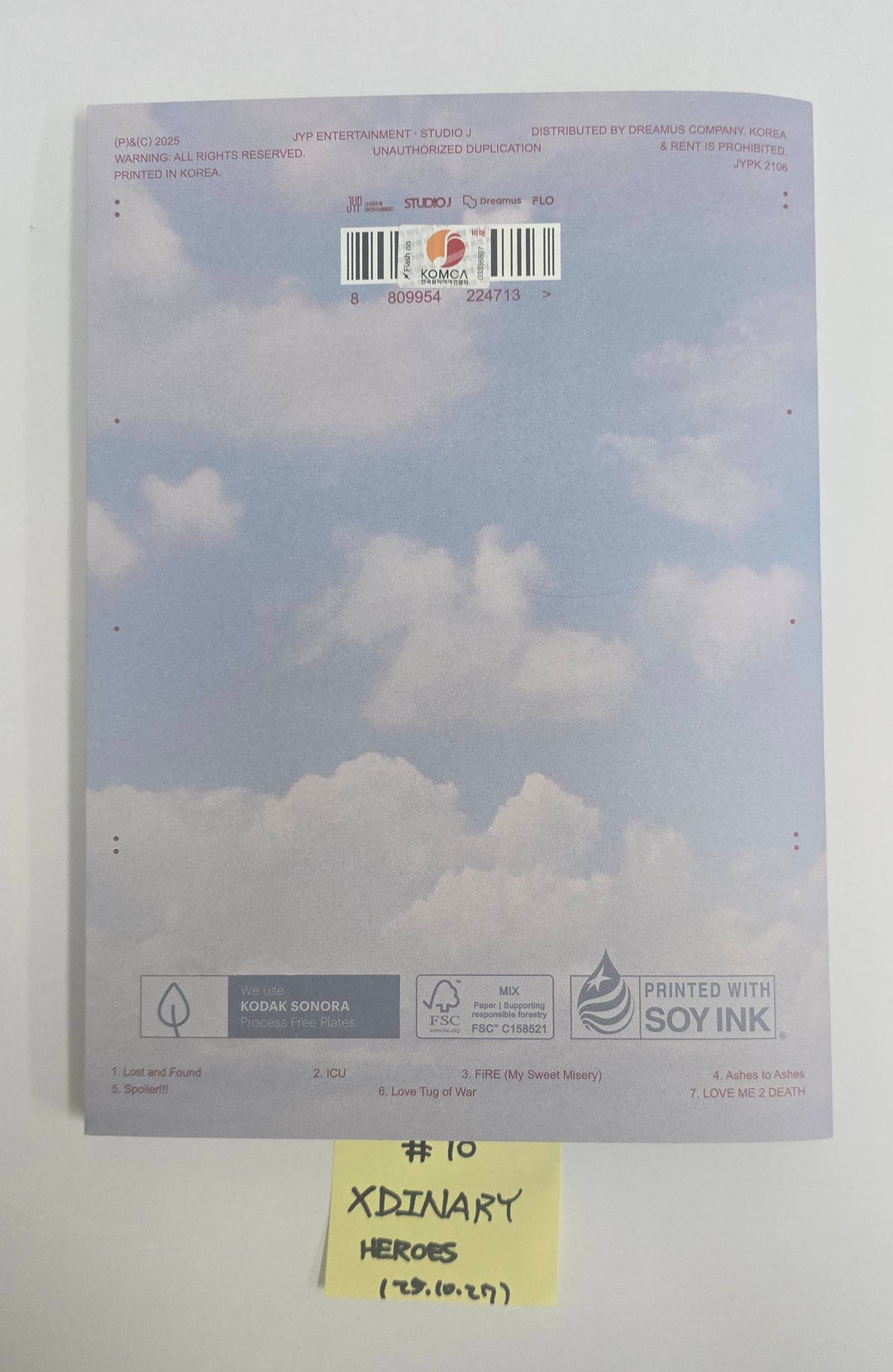 Xdinary Heroes "LXVE to DEATH" - Hand Autographed(Signed) Promo Album [25.10.27]