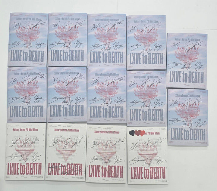 Xdinary Heroes "LXVE to DEATH" - Hand Autographed(Signed) Promo Album [25.10.27]
