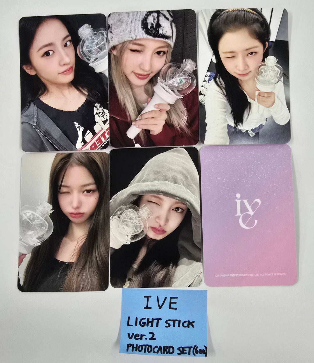 IVE - Official Light Stick Photocards Set (6EA) [25.11.07]