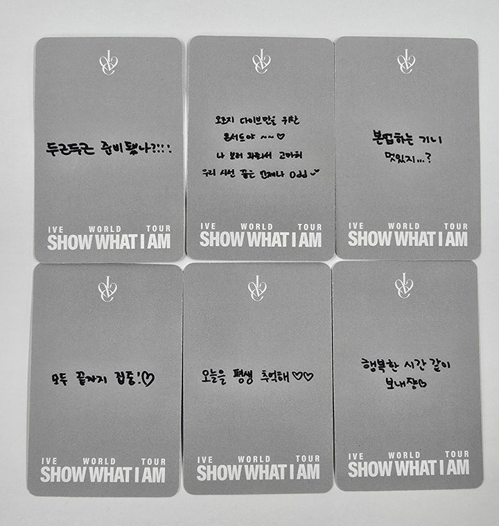 IVE "SHOW WHAT I AM" WORLD TOUR - DIVE ZONE Event Photocard [For Dive Ver.] [25.11.07]