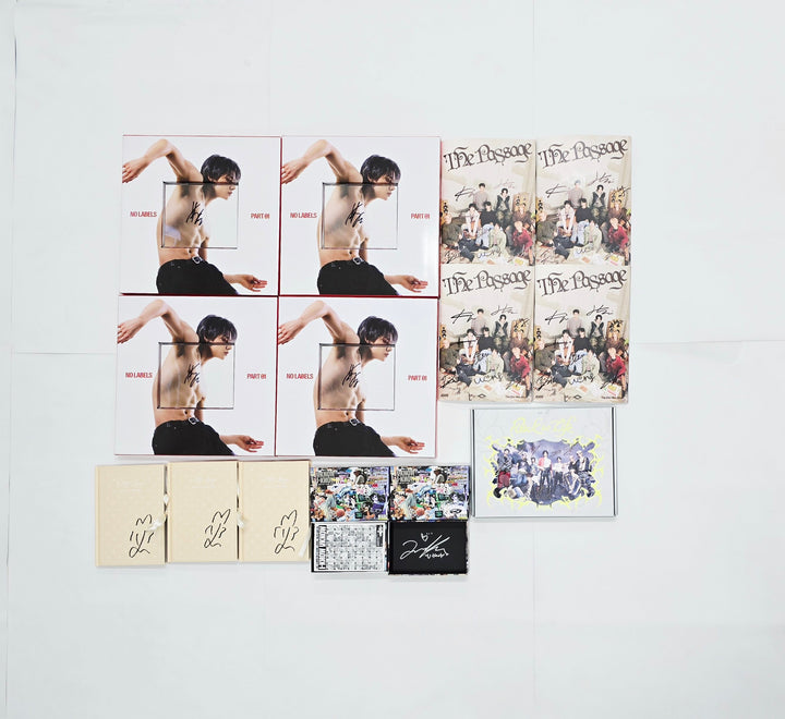 MIYEON (of I-dle) "MY, Lover", AHOF "The Passage", YEONJUN "NO LABELS: PART 01", &TEAM "Back to Life", U-KNOW "I-KNOW" - Hand Autographed(Signed) Promo Album [25.11.10]