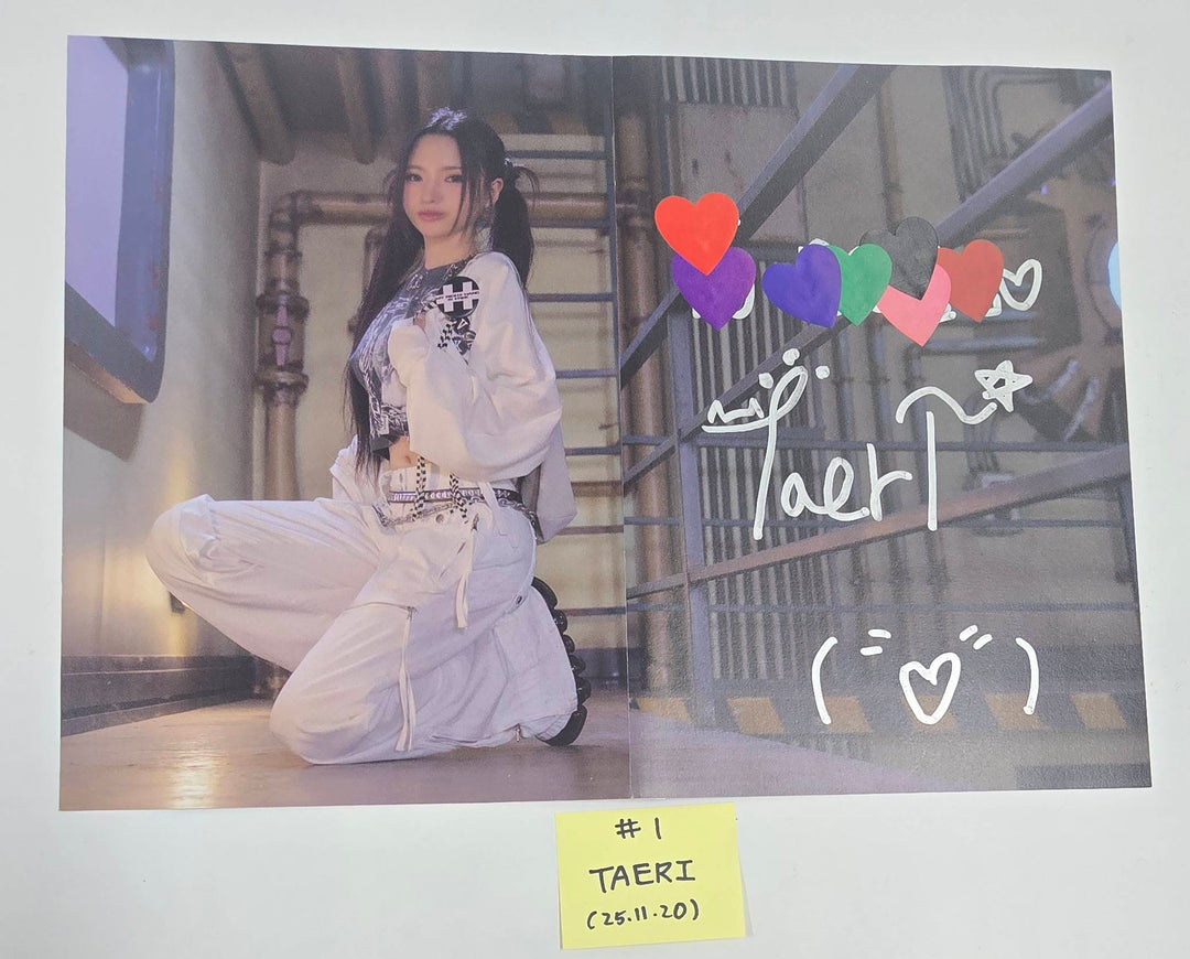 iii  "RE:AL iii" - Album A Cut Page From Fansign Event Album [25.11.20]