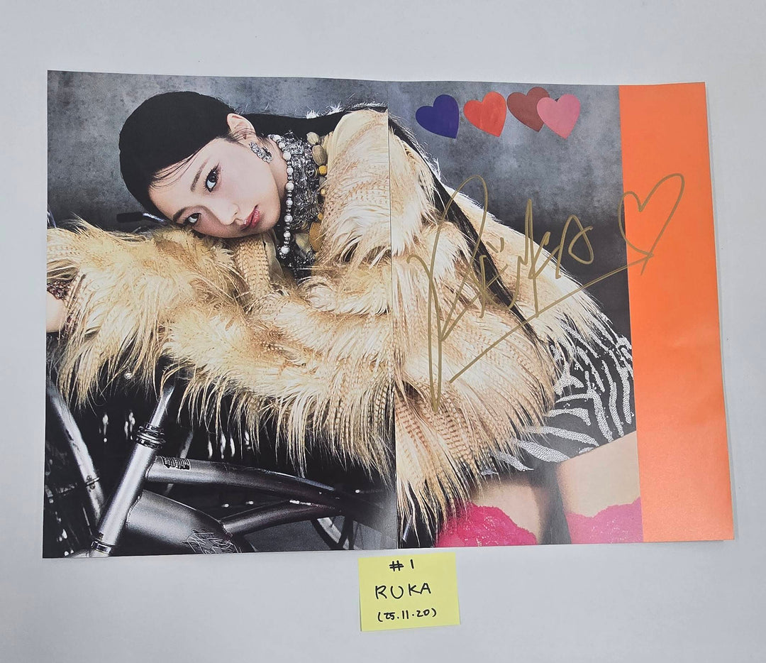 BABYMONSTER "WE GO UP" - Album A Cut Page From Fansign Event Album [25.11.20]