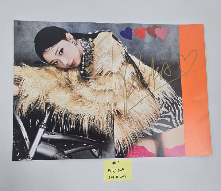 BABYMONSTER "WE GO UP" - Album A Cut Page From Fansign Event Album [25.11.20]