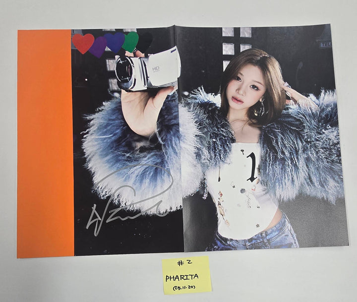 BABYMONSTER "WE GO UP" - Album A Cut Page From Fansign Event Album [25.11.20]