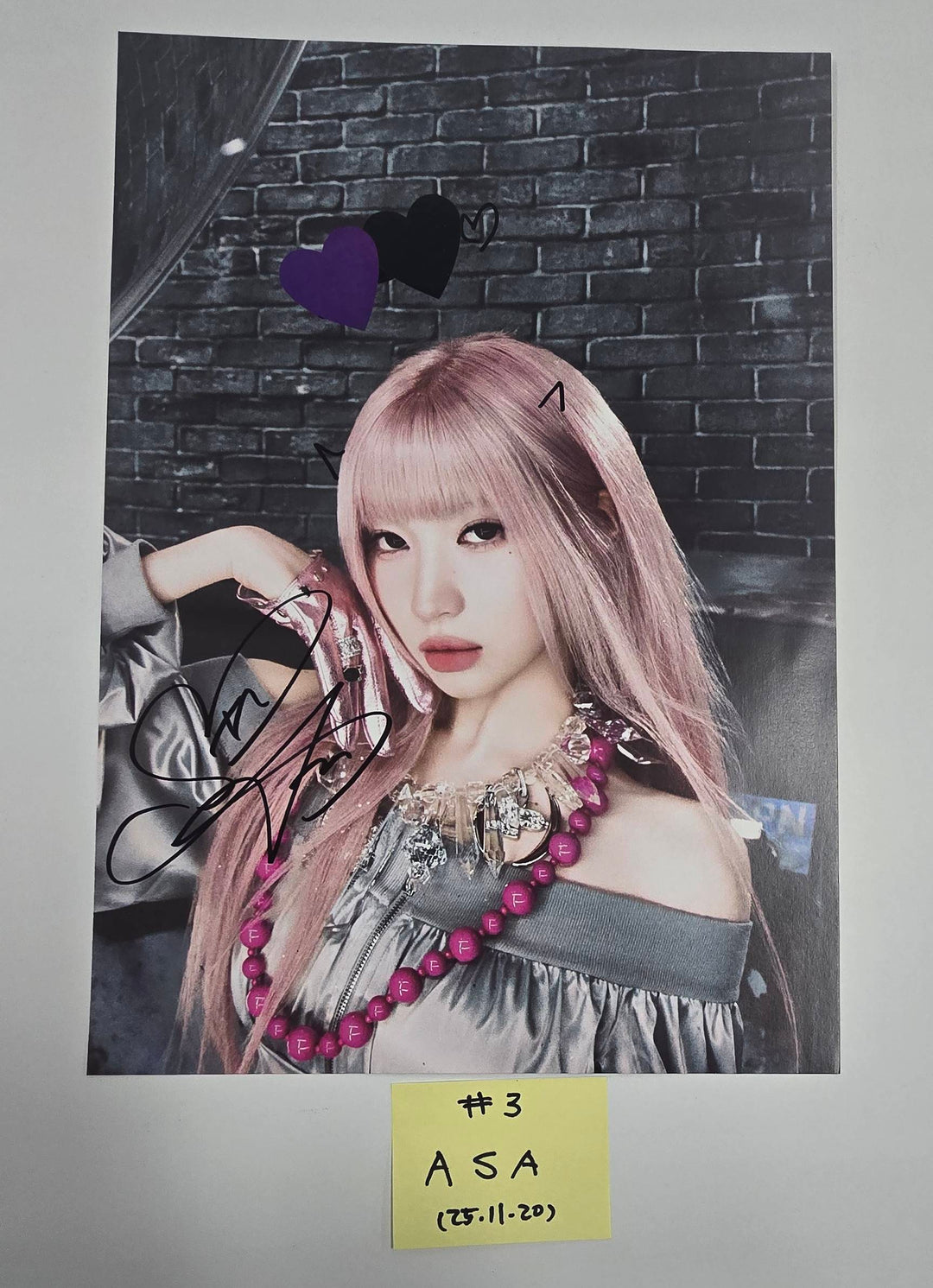 BABYMONSTER "WE GO UP" - Album A Cut Page From Fansign Event Album [25.11.20]