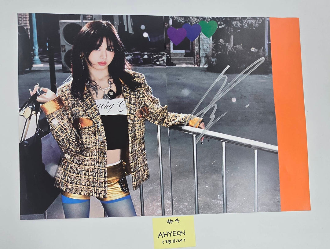 BABYMONSTER "WE GO UP" - Album A Cut Page From Fansign Event Album [25.11.20]