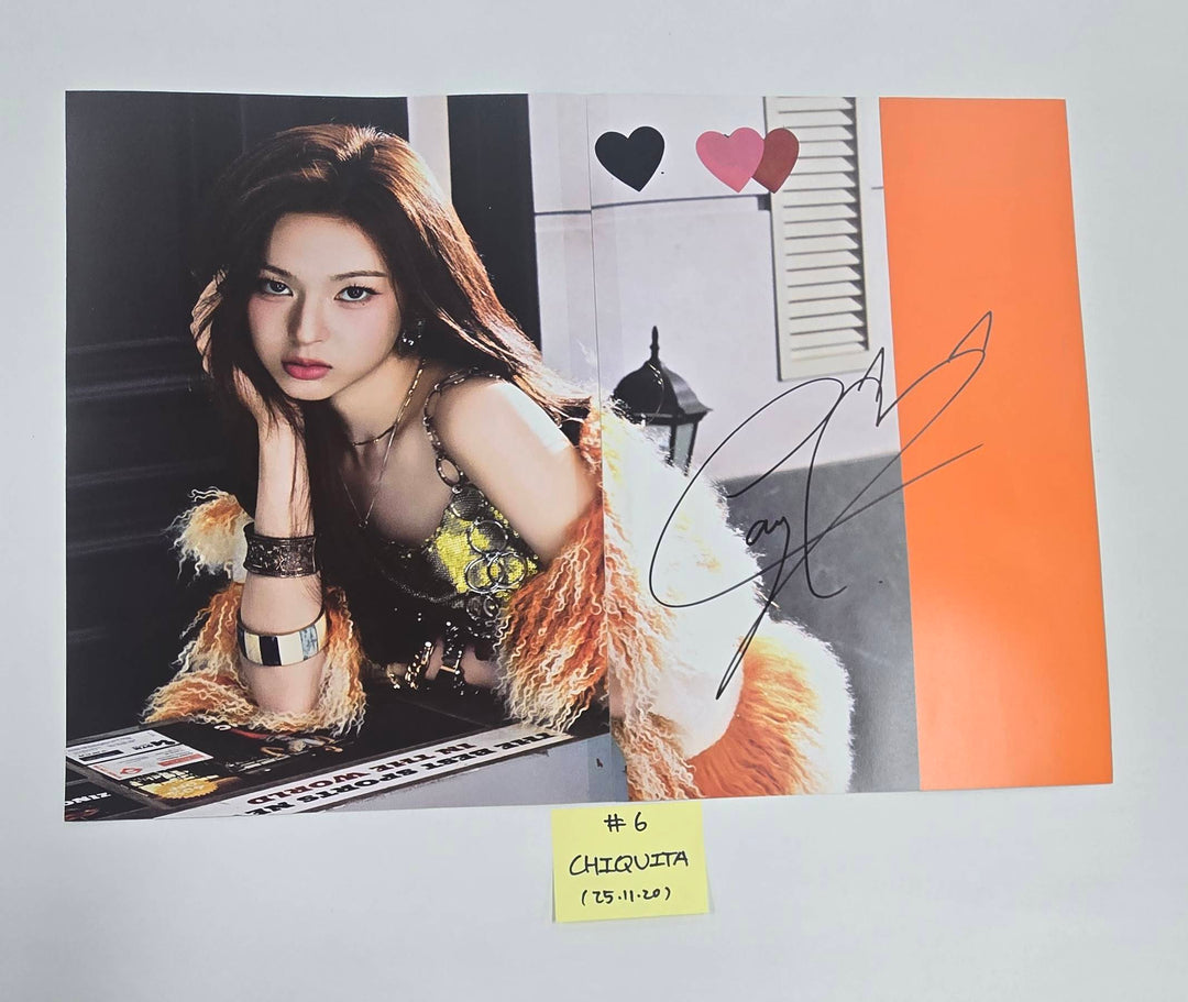 BABYMONSTER "WE GO UP" - Album A Cut Page From Fansign Event Album [25.11.20]