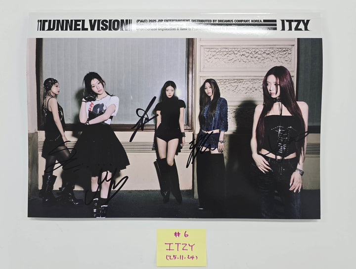ITZY "TUNNEL VISION" - Hand Autographed(Signed) Promo Album [25.11.24]
