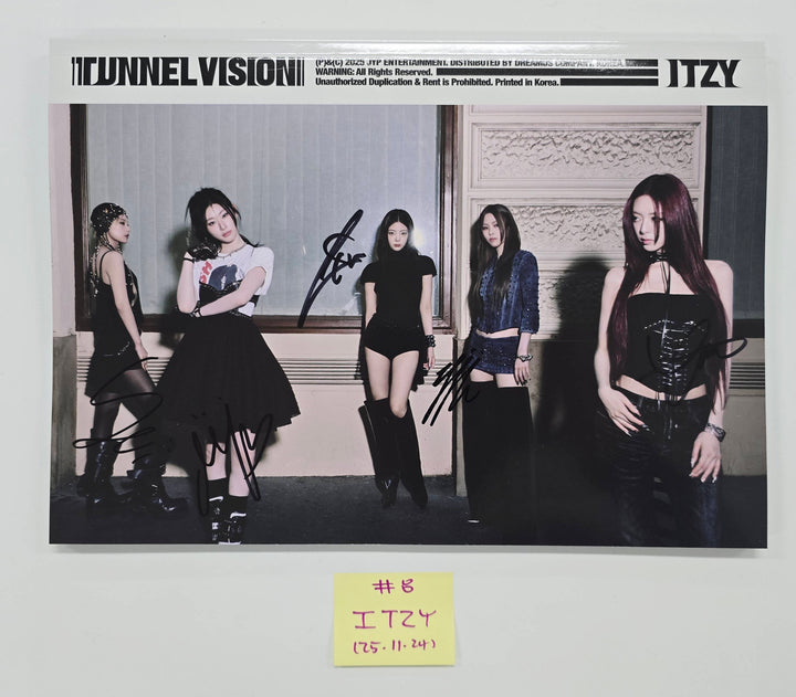ITZY "TUNNEL VISION" - Hand Autographed(Signed) Promo Album [25.11.24]