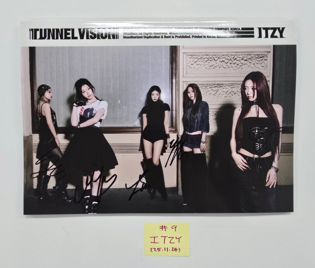 ITZY "TUNNEL VISION" - Hand Autographed(Signed) Promo Album [25.11.24]