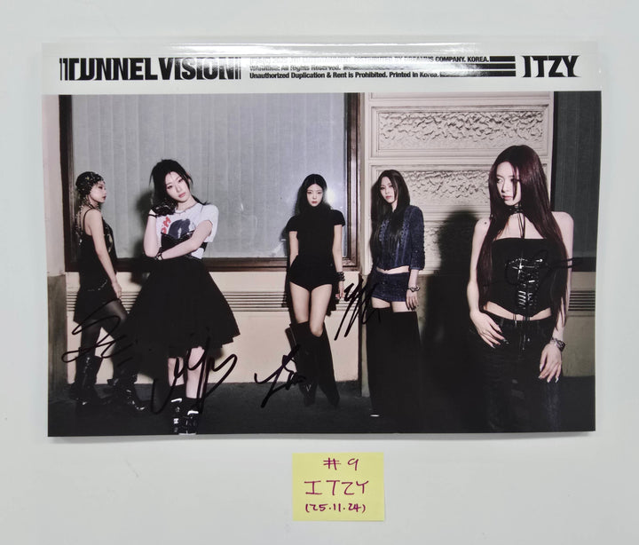 ITZY "TUNNEL VISION" - Hand Autographed(Signed) Promo Album [25.11.24]